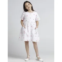 UNDER FOURTEEN ONLY Print Fit & Flare Dress-picture-35