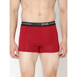 UnderJeans by Spykar Antimicrobial Long Trunk UJNPTS062MAROON-picture-35