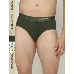 UnderJeans by Spykar Assorted Printed Briefs - Pack of 3-picture-13