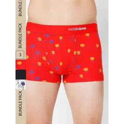 UnderJeans by Spykar Assorted Printed Trunks - Pack of 3-picture-46