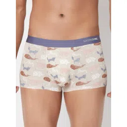 UnderJeans by Spykar Beige Printed Trunks-picture-43