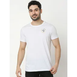 Underjeans by Spykar Men Premium Brand Logo Printed Cotton Tshirt-picture-26