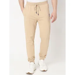 UnderJeans by Spykar Men Premium Knitted Mid Rise Joggers-picture-11
