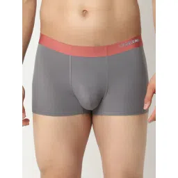 Underjeans By Spykar Mid Grey Regular Fit Trunks-picture-48