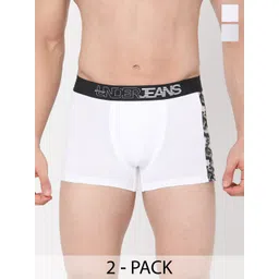 UnderJeans by Spykar Pack Of 2 Outer Elastic Trunks-picture-12
