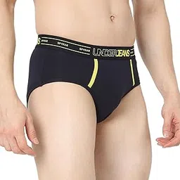 underjeans by Spykar Men Premium Pack of 2 Navy- Dark Grey Brief-picture-14
