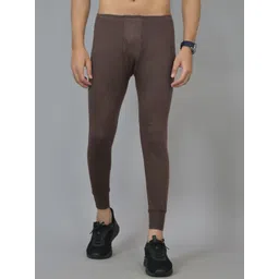 UNDERLOOP Men Ribbed Mid-Rise Thermal Bottoms-picture-40