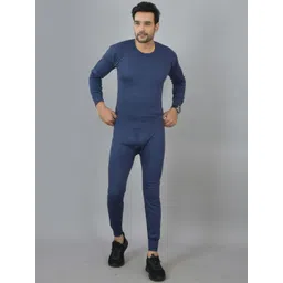 UNDERLOOP Ribbed Slim-Fit Round Neck Thermal Set-picture-22