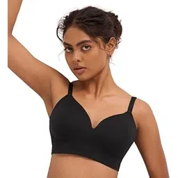 underneat Women Seamless Wireless Support Bra | Lightly Padded Full Coverage | Adjustable Straps | Comfortable & Invisible Under Clothing-picture-13
