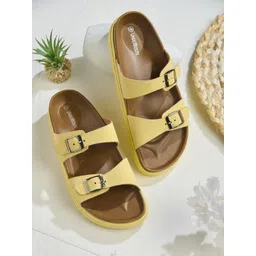 UNDERROUTE Women Printed Open Toe Flats-picture-39