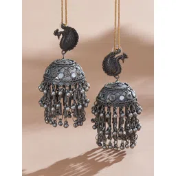 UnfoldSelf Contemporary Jhumkas Earrings-picture-11