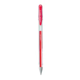 UNI Signo UM 100 0.8 mm Fluorescent Red Ink Gel Pen for Student & Professional-picture-35