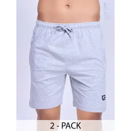 Unibro Men Pack of 2 Cotton Shorts-picture-28