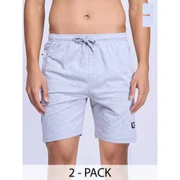 Unibro Men Pack Of 2 Mid-Rise Shorts-picture-19