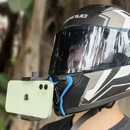 unicorn mart Helmet Strap Camera Mount (Black,blue) Helmet Mount-picture-16