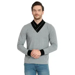 Unicus Apparel Men Solid V-Neck Cotton T-shirt-picture-34