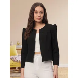 unicus apparel Women Solid Single Breasted Casual Blazer-picture-34