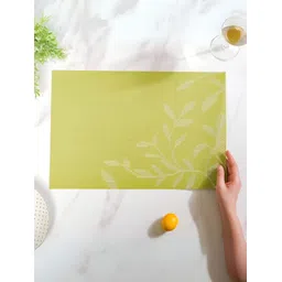 UniKart Green 4 Pieces Floral Printed Table Placemats-picture-18