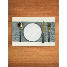 UniKart Navy Blue 10 Pieces Rectangle Table Placemats-picture-13