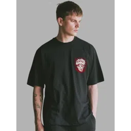 Uniplanet store Men Typography Printed Round Neck Cotton Relaxed Fit T-shirt-picture-41