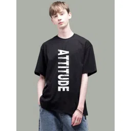 Uniplanet store Men Typography Printed Round Neck Cotton Relaxed Fit T-shirt-picture-28