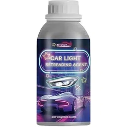 UniQMart® Restore Cloudy Headlights to Crystal Clarity: Headlight Restoration Kit with Anti-Scratch Hydrophobic Polish-image-4