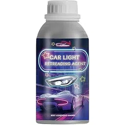 UniQMart® Restore Cloudy Headlights to Crystal Clear Clarity: Car Headlight Restoration Kit with Hydrophobic Polish for Scratch Repair-image-1