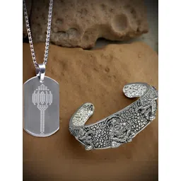 Uniqon Unisex Silver Bracelet-picture-32