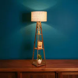 unique antique Stool 1234 Table Lamps Lamp Shade image 1