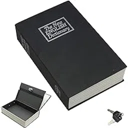 Unique Hidden Secret Book Safe Vault Box with 2 Keys Jewelry Money Cash Box Locker Jewellery Home Safe Box Dictionary for Office Home Multi-Colour)-picture-14