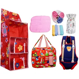 Unique Ideas Newborn Baby Gift Set for 0-6 Month 10 Pieces (Multicolor,Premium) image 1