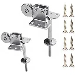 UNIQUELLA 2 PCS Sofa Headrest Fittings Hardware Connectors Furniture Headrest Premium Metal Sofa Interlocking Sofa Bracket with Screws, Suitable for Love seat (Silver)-image-16