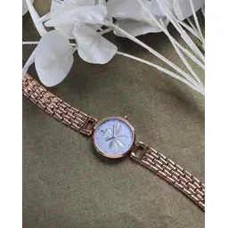 uniquest Sky Blue Dial Analogue Fashion Watch with Steel Strap for Women-picture-12