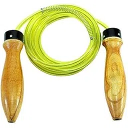 Unisex Fitness Skipping Rope for Men/Women for Gym/Weight Loss | Wooden Handle, Steel Wire PVC Coated Rope-picture-14