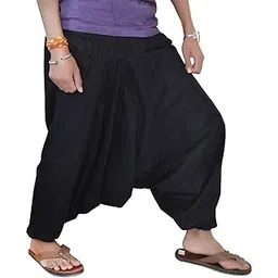 Unisex Loose Fit Harem Pants (PT_32_Multicolour_Free Size), Mid Rise-picture-29