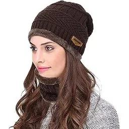 Unisex Microfiber Cap (Unisex_Cap_Brown_Brown_Free Size)-picture-14