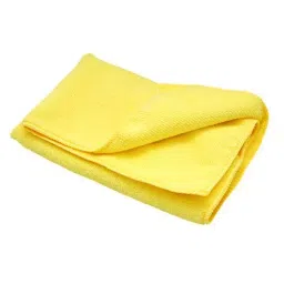Unispun 40x40 cm 330 GSM Yellow Microfiber Cloth Pack of 12 Pcs-picture-43
