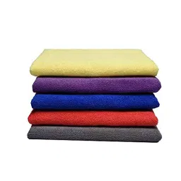 Unispun 60x40 cm 330 GSM Multicolor Microfiber Cloth Pack of 5 Pcs-picture-37