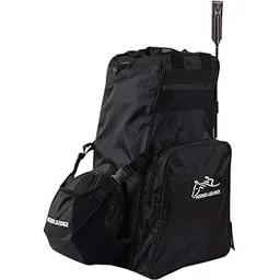 UNISTRENGH Professional Equestrian Bag Large Horse Riding Boots Bag Tall Boots Bag English Boot Carry All Bags (Dark Black)-picture-33