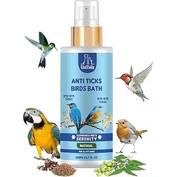 Unitailz Anti Ticks Birds Bath Shampoo For Bird, Parrot, Pigeon, Sparrow |Waterless Spray Bird Shampoo For Ticks, Fleas, Lice, Anti-Itching, Softens The Feathers |Easy To Use For All Bird Breed –200ml-picture-15