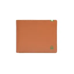 united colors of benetton fashion United Colors of Benetton Men Ceska Leather Passcase Wallet - Tan-picture-15