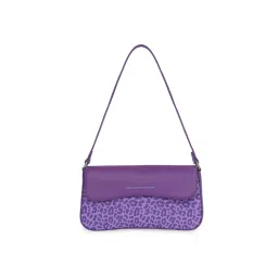 united colors of benetton fashion United Colors of Benetton Purple Women Valeri Baguette Handbag-picture-14