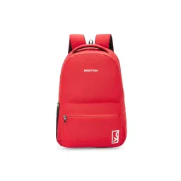 united colors of benetton fashion United Colors of Benetton Reuben Unisex Polyester Backpack - Red (M)-picture-20