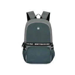 united colors of benetton fashion United Colors of Benetton Unisex Polyester 14 Inch Laptop Backpack - Green-picture-13