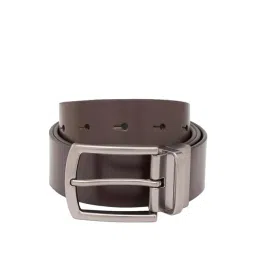 United Colors of Benetton Ales Brown & Navy Leather Reversible Belt For Men-picture-28