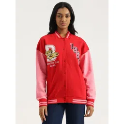 United Colors of Benetton Band Neck Typography Varsity Sweatshirt-picture-16