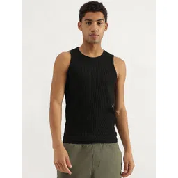 united colors of benetton BASIC RIB TANK Men Vest-picture-15