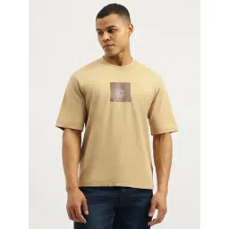 United Colors of Benetton Beige Oversized Printed T-Shirt-picture-11