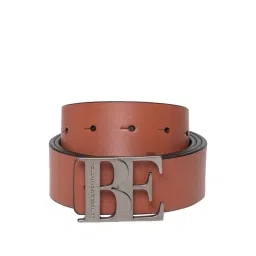 United Colors of Benetton Beran Tan & Navy Leather Reversible Belt for Men-picture-37