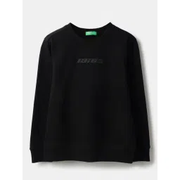 United Colors Of Benetton Black Cotton Regular Fit Printed Sweatshirt-picture-34